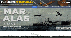Desktop Screenshot of fundacionmuseonaval.com